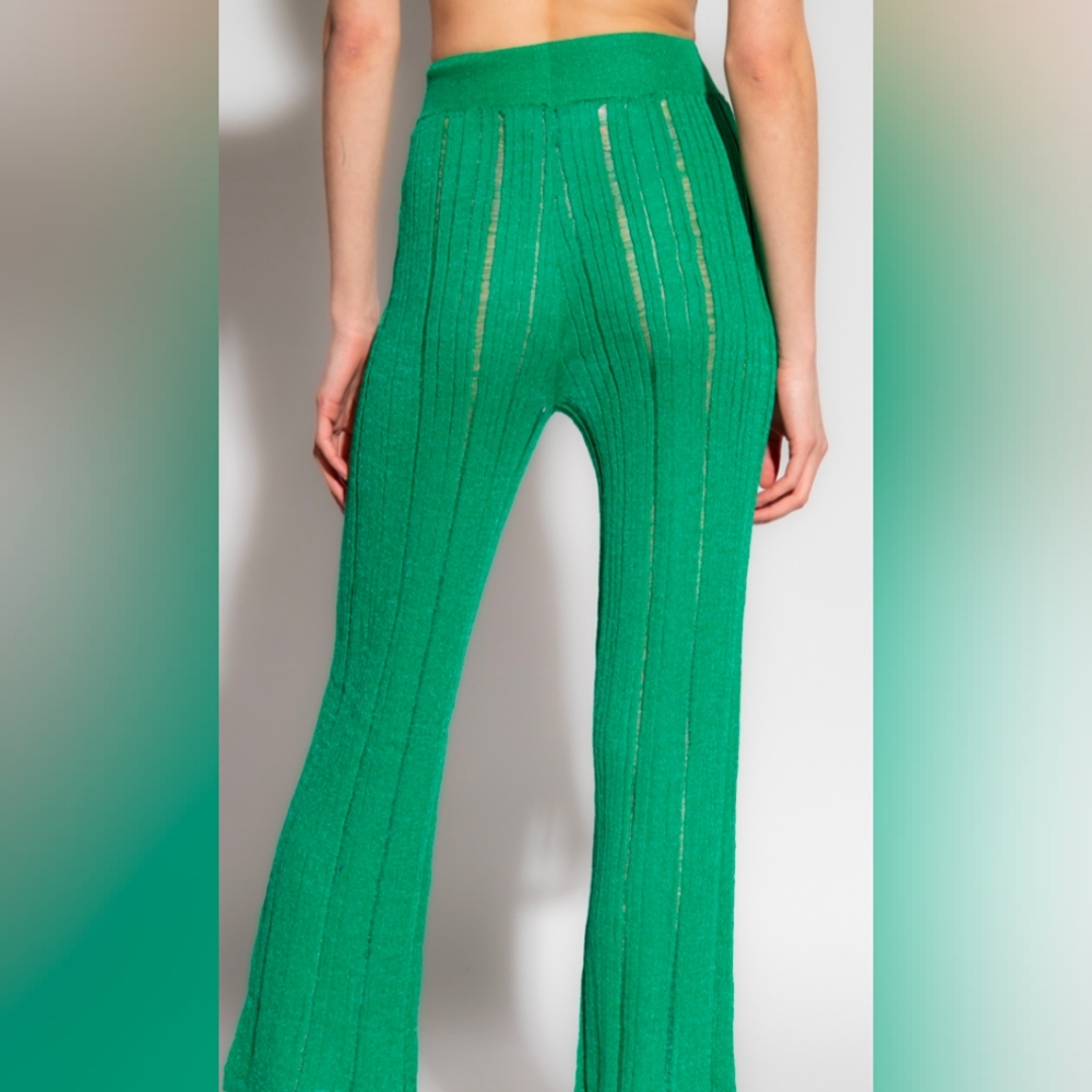 Cult Gaia ‘Savannah’ high-waisted trousers in Kelly Green READ